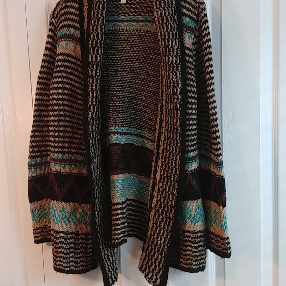 Pink Rose cardigan size XL